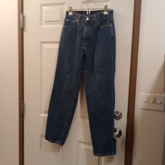 Vintage Levis 560 Jeans Womens 10 Misses Medium Blue Denim Loose Fit Straight